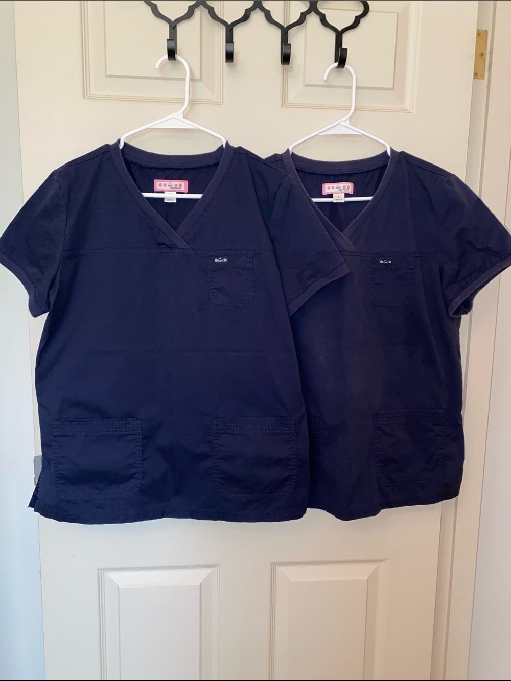 Koi Nicole Navy Blue Scrub Tops (2)